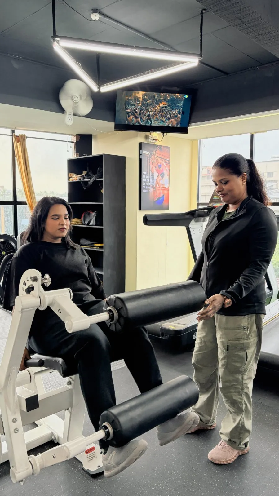 Taurus Fitness Academy trainer coaching a client